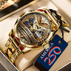 America250 Alloy Luxury Quartz Watch – TANTN21409