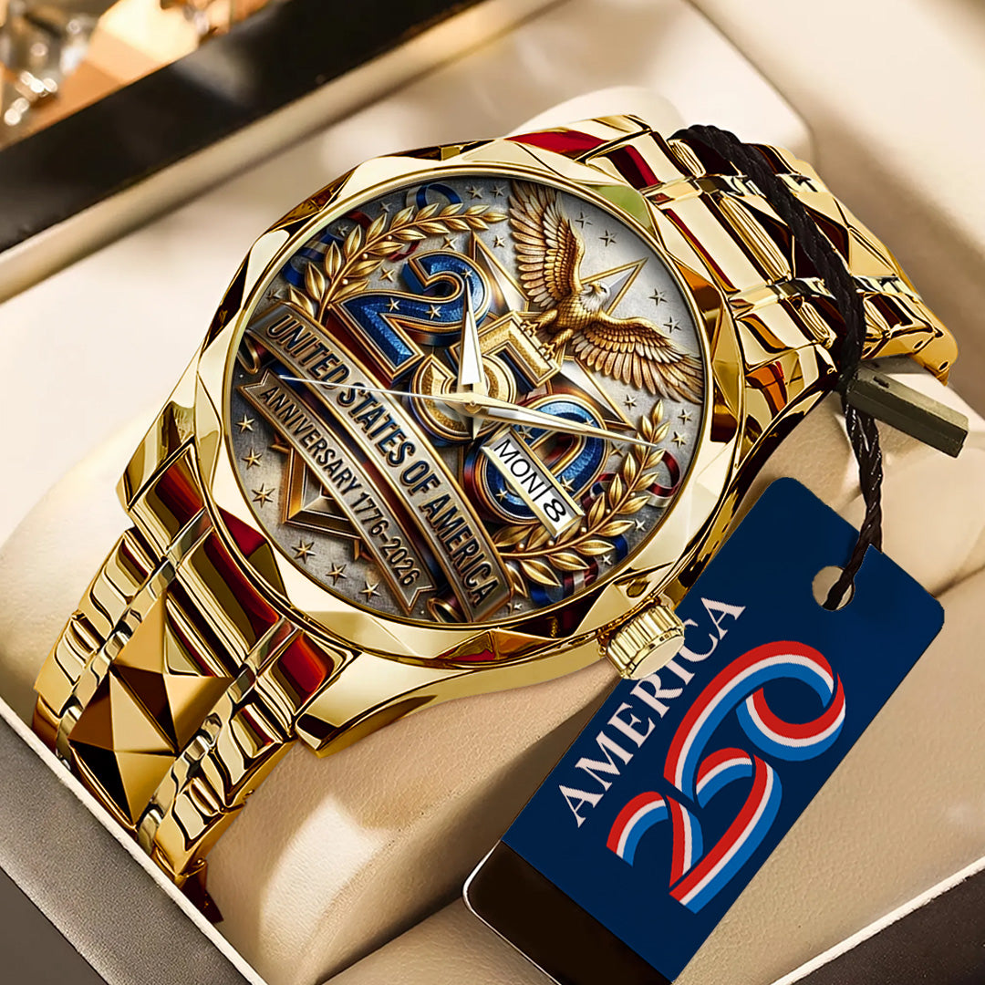 America250 Alloy Luxury Quartz Watch – TANTN21409