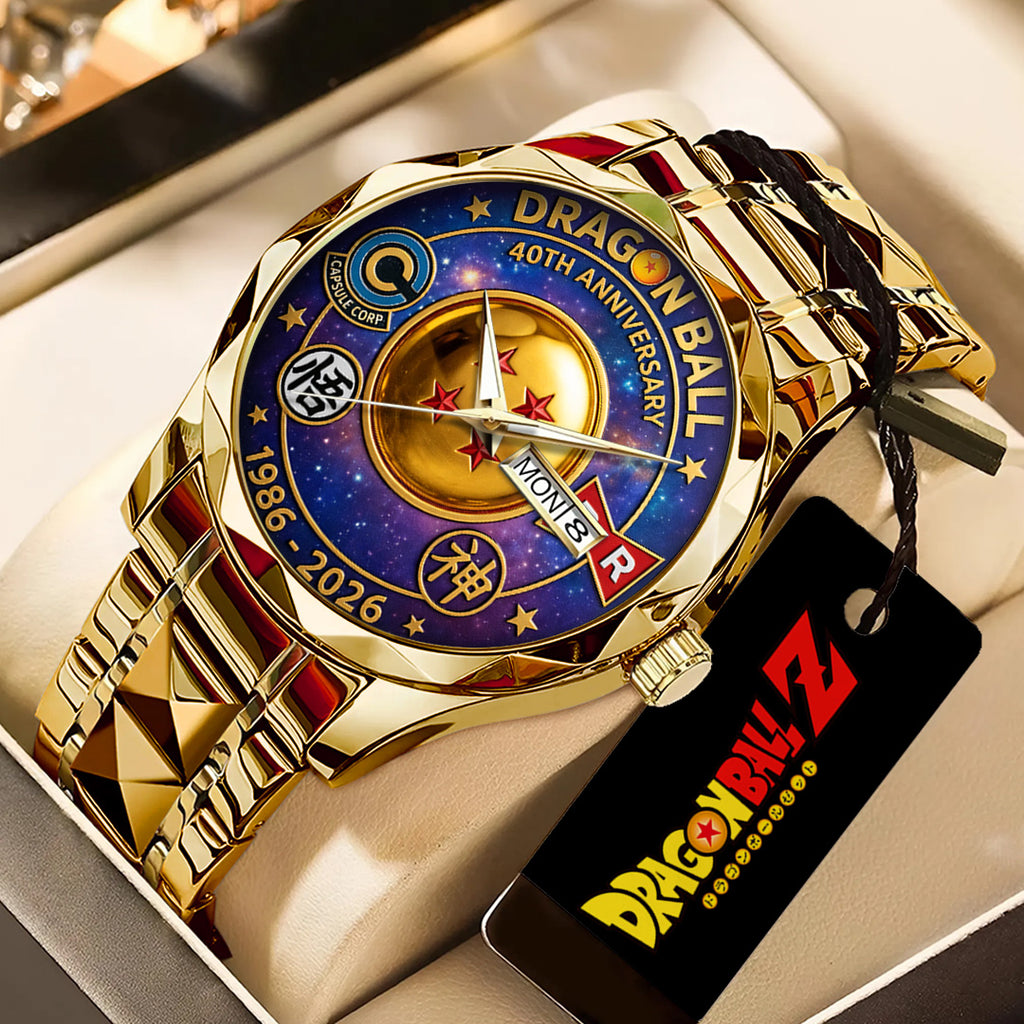 Dragon Ball 40th Anniversary Alloy Luxury Quartz Watch – TANTN21461