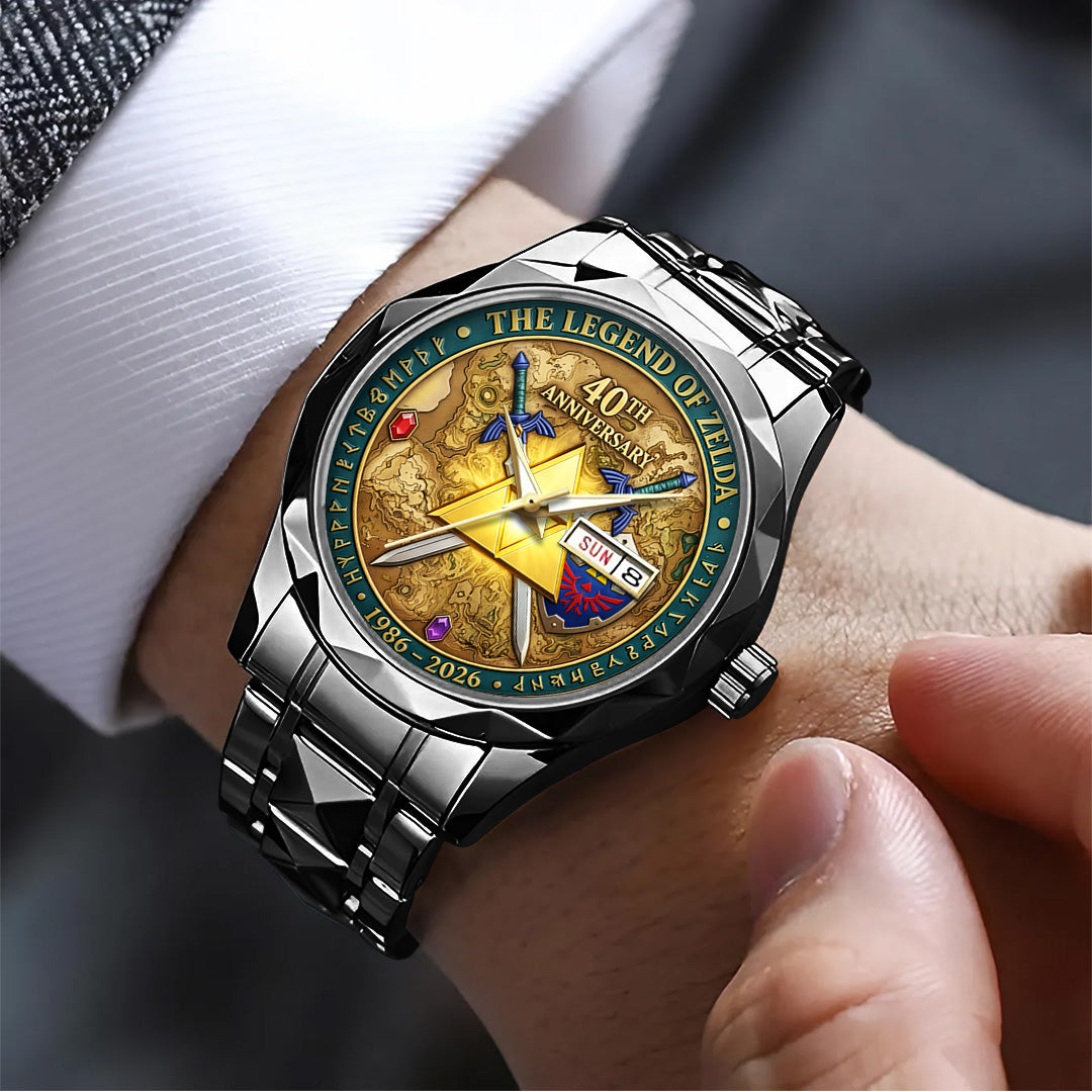 The Legend of Zelda 40th Anniversary Alloy Luxury Quartz Watch – TANTN21462