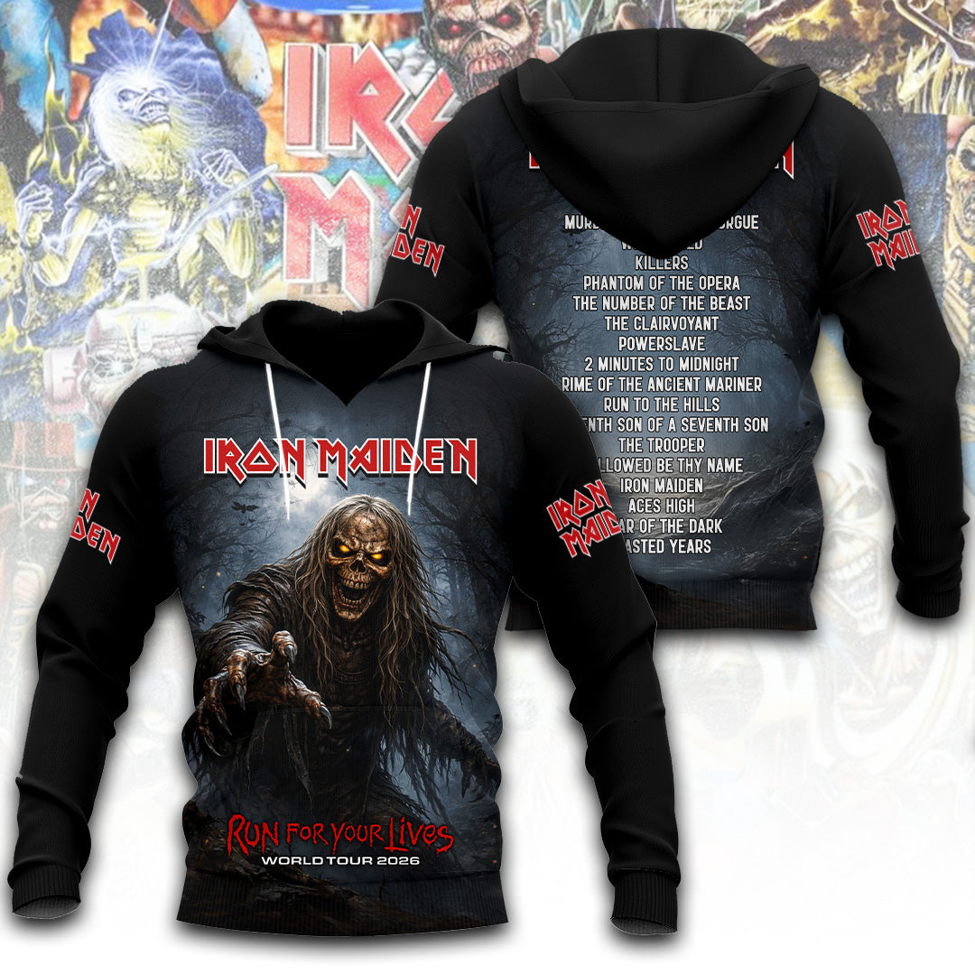 Iron Maiden Tour 2026 3D Apparel – TANTN21465