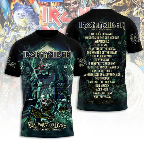 Iron Maiden Tour 2026 3D Apparel – TANTN21467