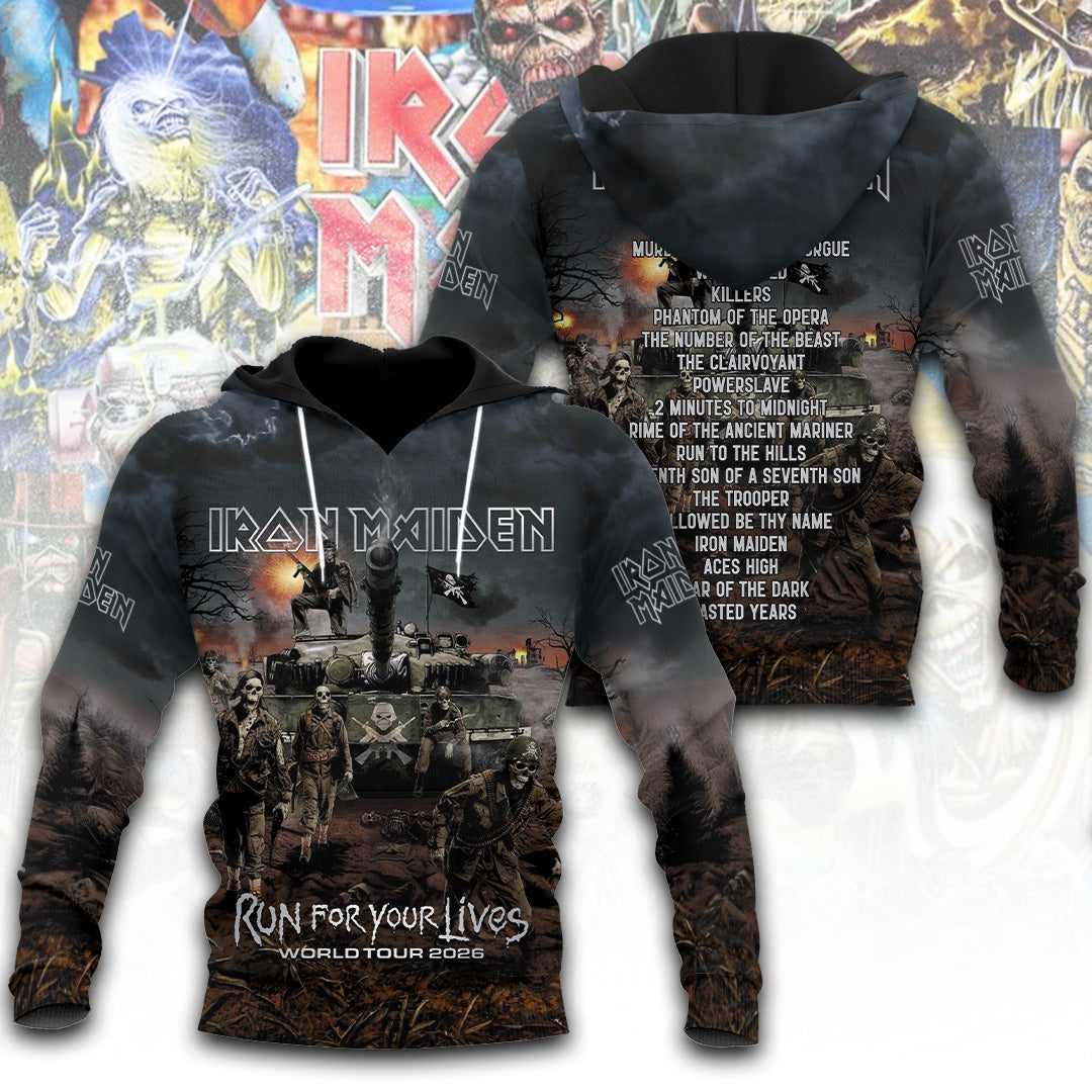Iron Maiden Tour 2026 3D Apparel – TANTN21473