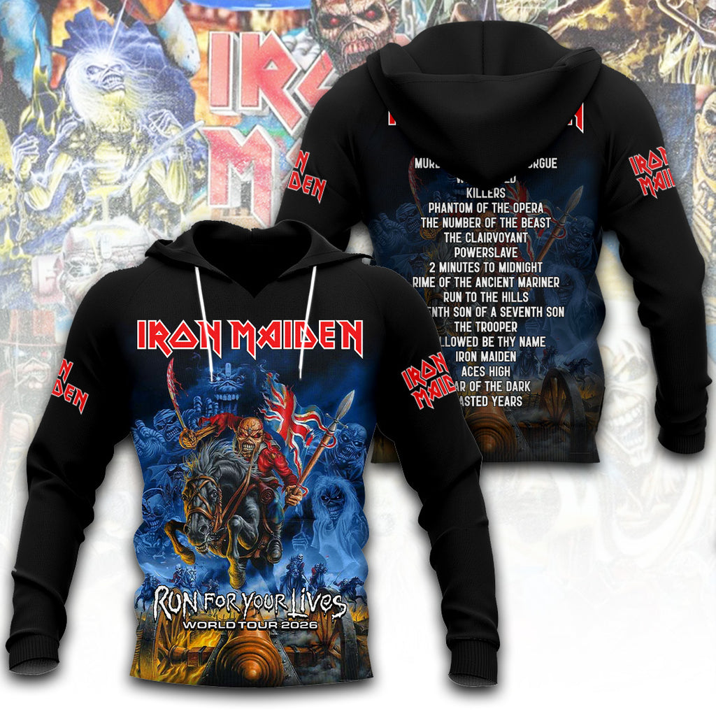 Iron Maiden Tour 2026 3D Apparel – TANTN21512