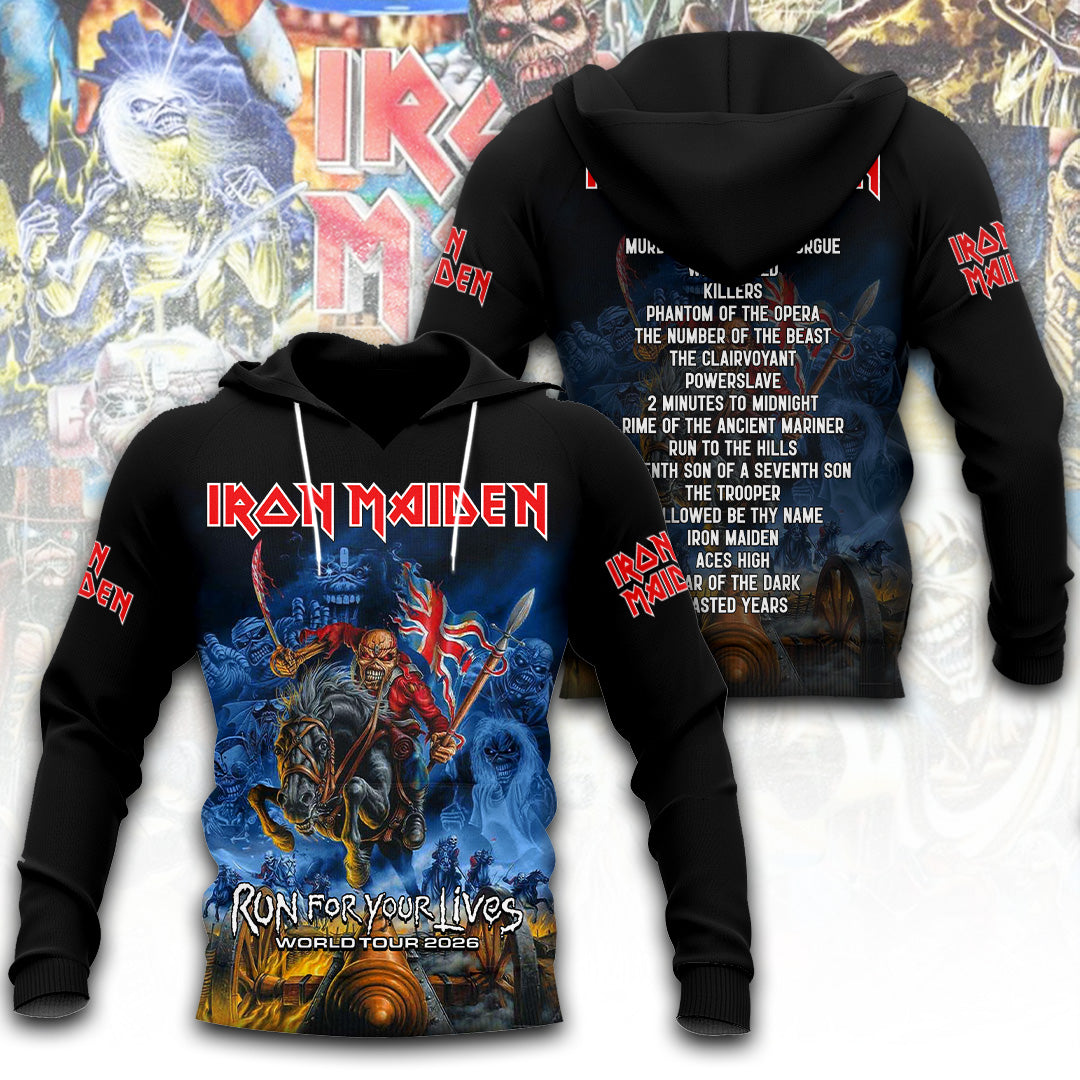 Iron Maiden Tour 2026 3D Apparel – TANTN21512
