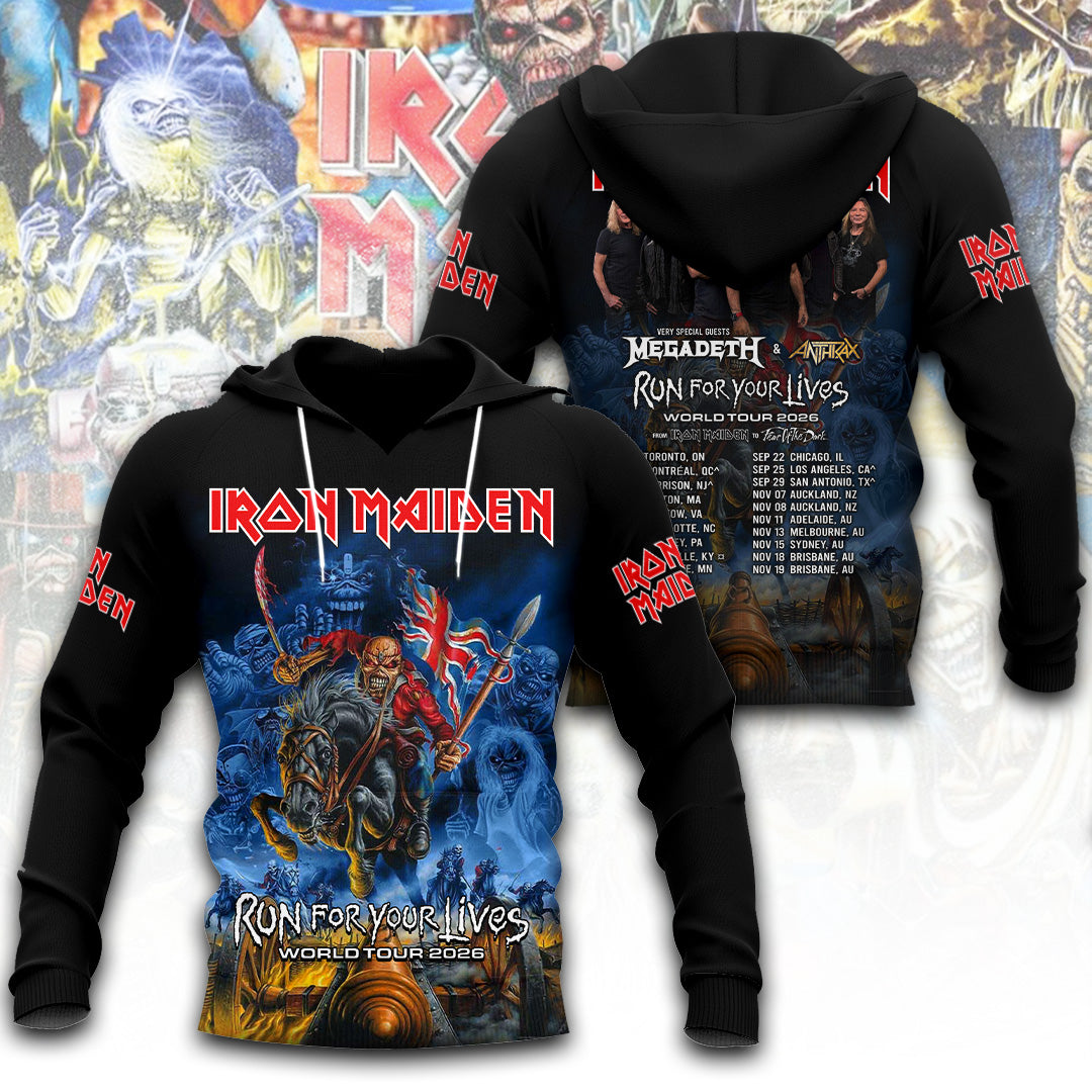 Iron Maiden Tour 2026 3D Apparel – TANTN21513