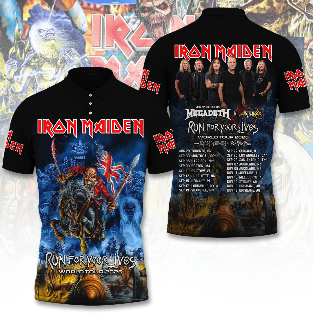 Iron Maiden Tour 2026 3D Apparel – TANTN21513