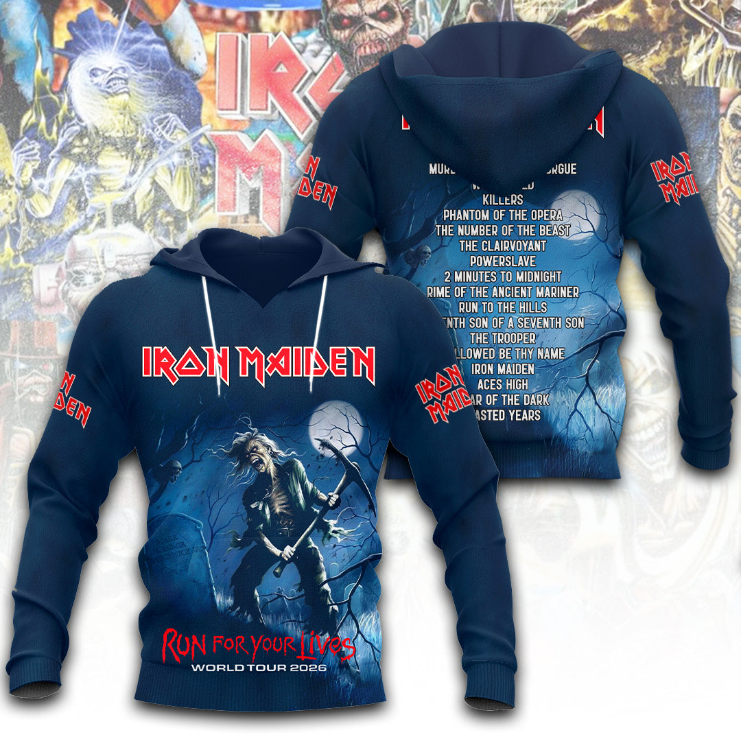 Iron Maiden Tour 2026 3D Apparel – TANTN21534