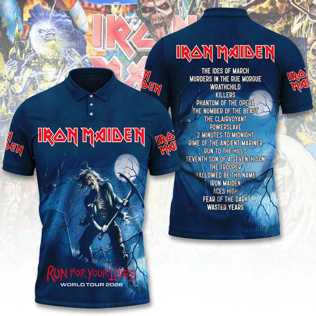 Iron Maiden Tour 2026 3D Apparel – TANTN21534