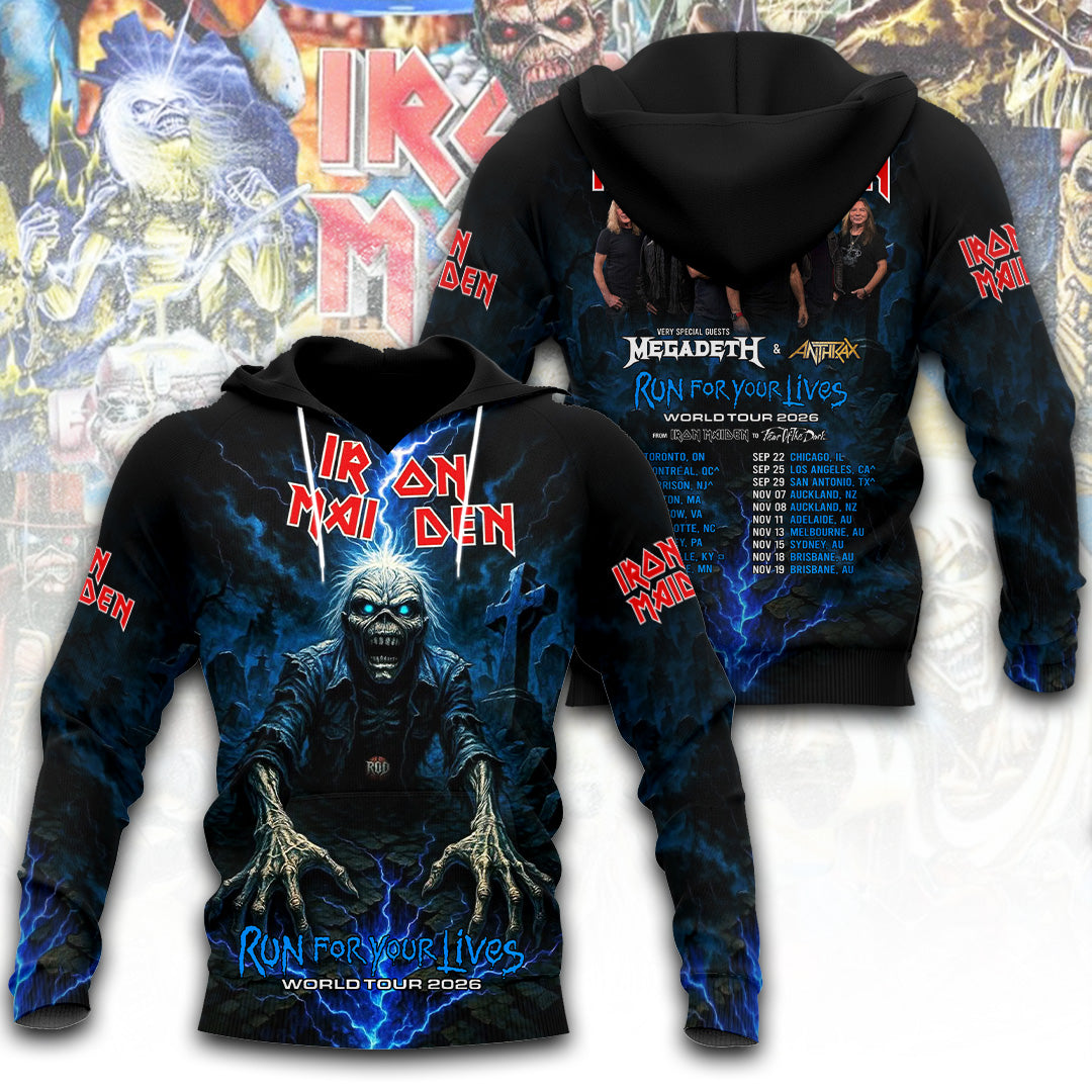 Iron Maiden Tour 2026 3D Apparel – TANTN21535