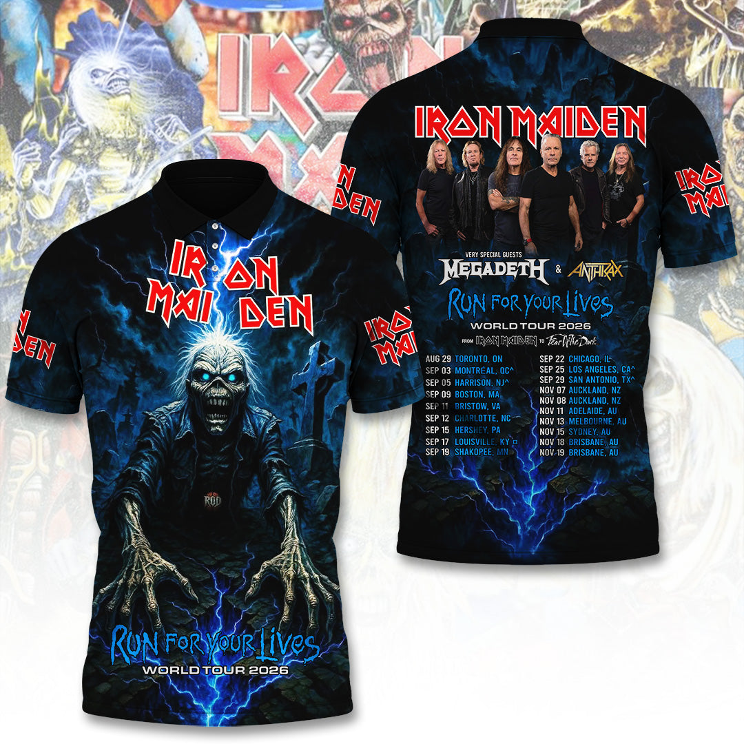 Iron Maiden Tour 2026 3D Apparel – TANTN21535