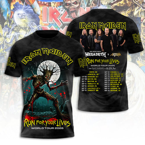 Iron Maiden Tour 2026 3D Apparel – TANTN21537