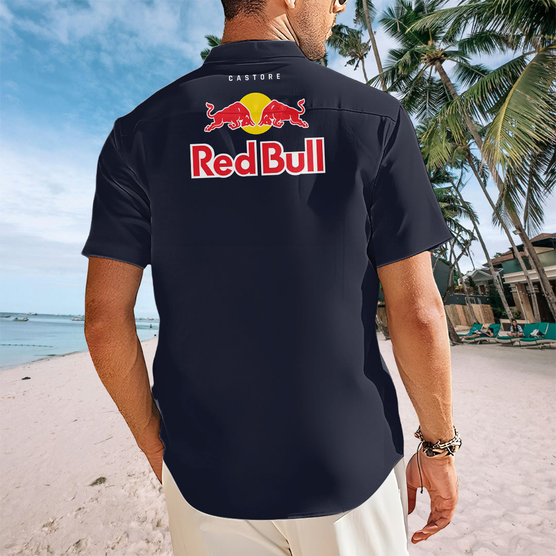Red Bull Racing x Max Verstappen Short Sleeve Button-Down Shirt – TANTN21567