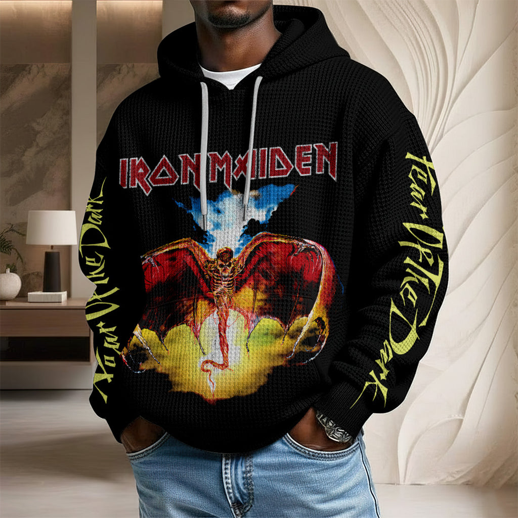 Iron Maiden 3D Unisex Waffle Hoodie – TANTN21645