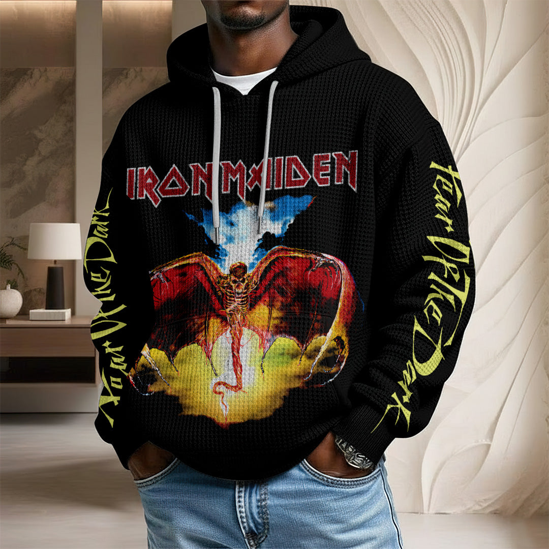 Iron Maiden 3D Unisex Waffle Hoodie – TANTN21645