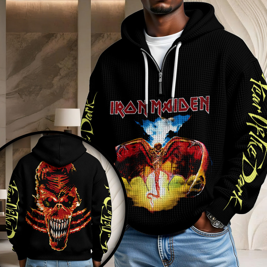 Iron Maiden 3D Unisex Waffle Hoodie – TANTN21645