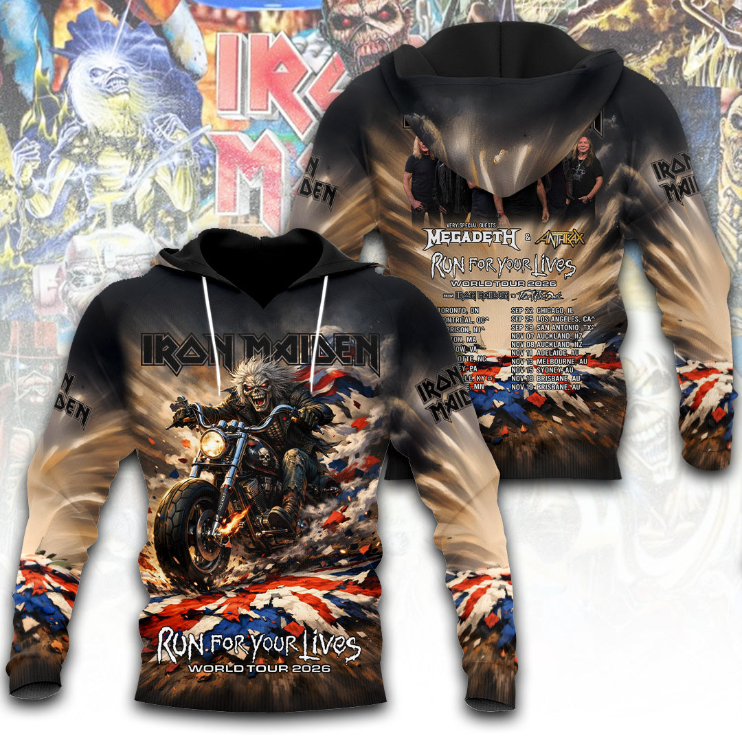 Iron Maiden Tour 2026 3D Apparel – TANTN21648