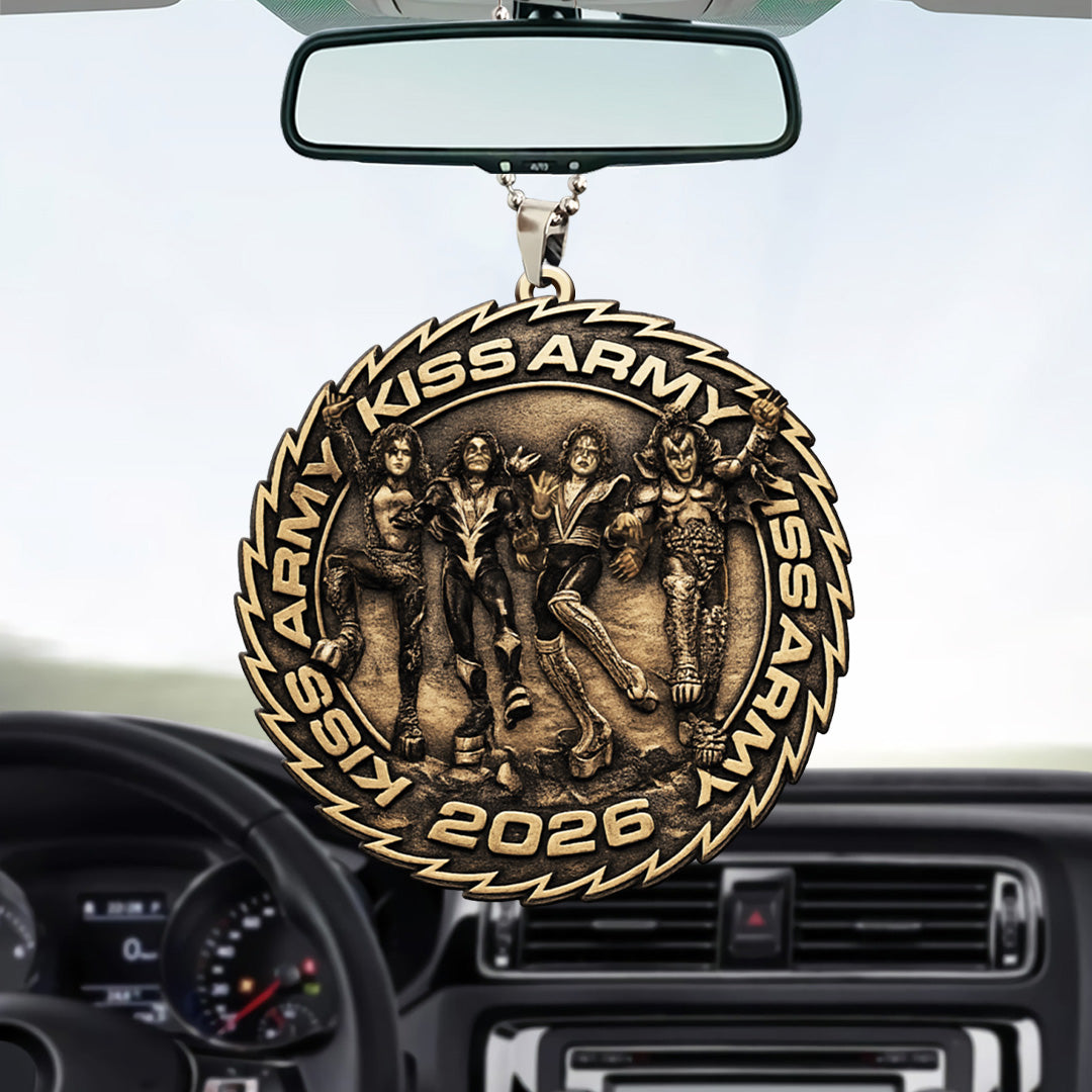 KISS Army Custom shape 2-sided Acrylic Car Ornament – TANTN21691