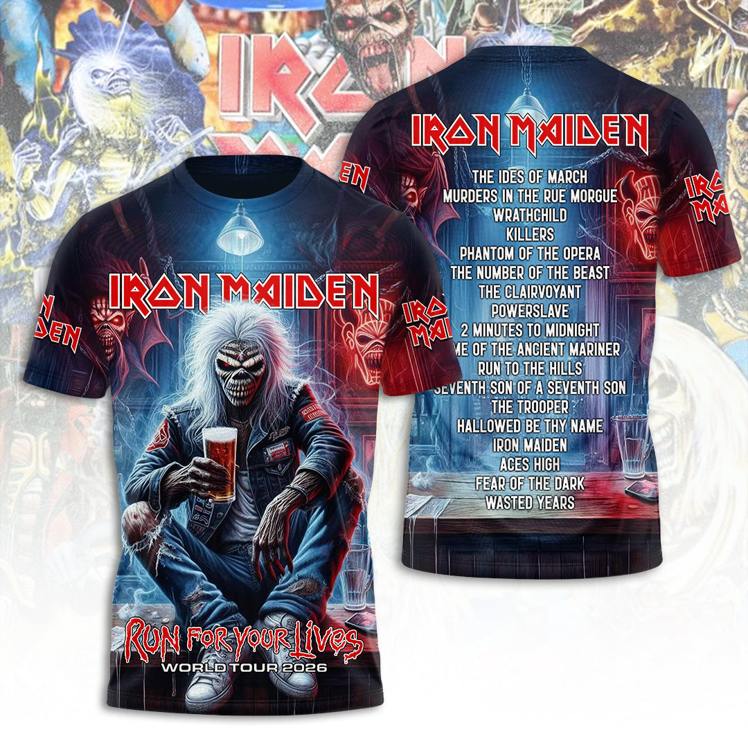 Iron Maiden Tour 2026 3D Apparel – TANTN21711