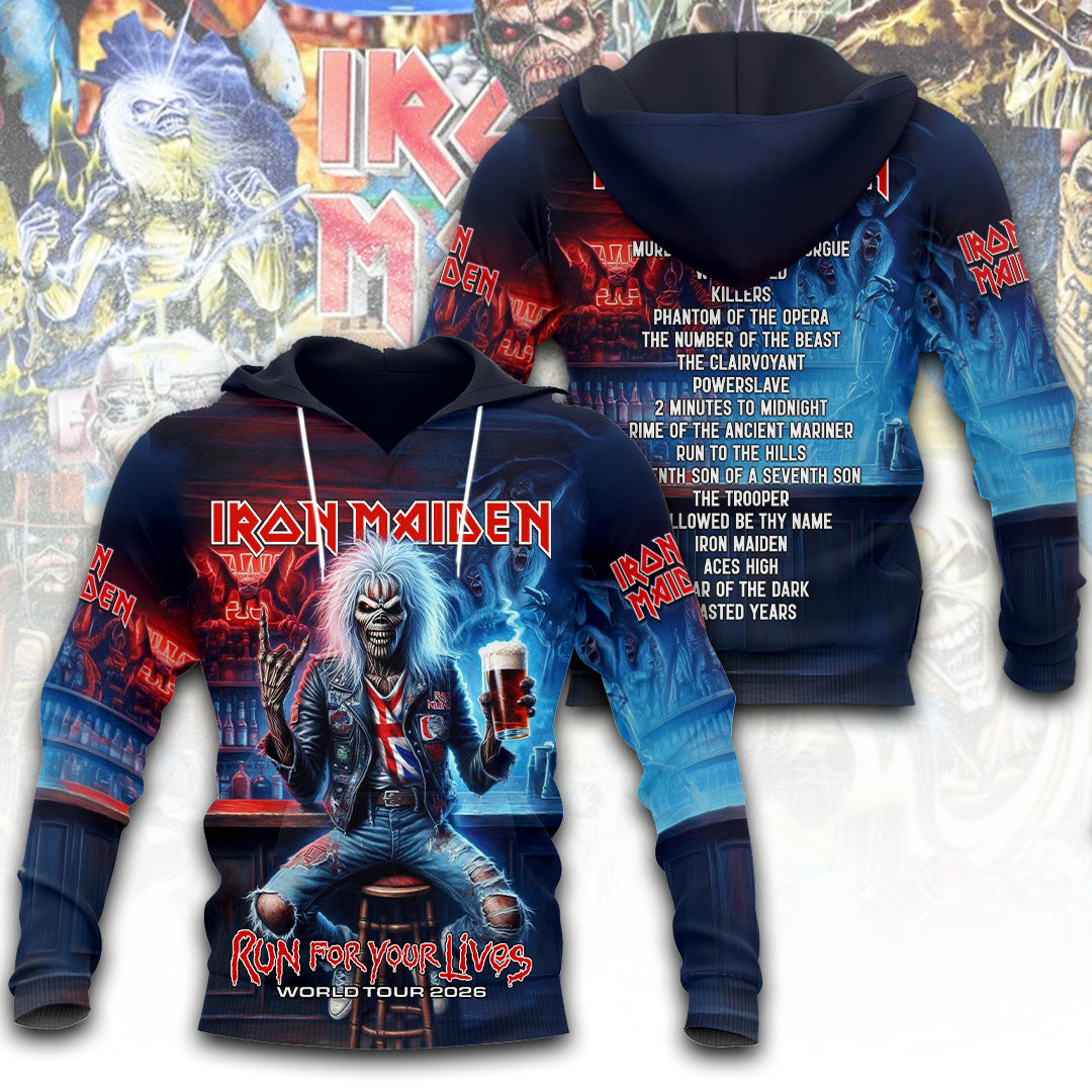 Iron Maiden Tour 2026 3D Apparel – TANTN21713