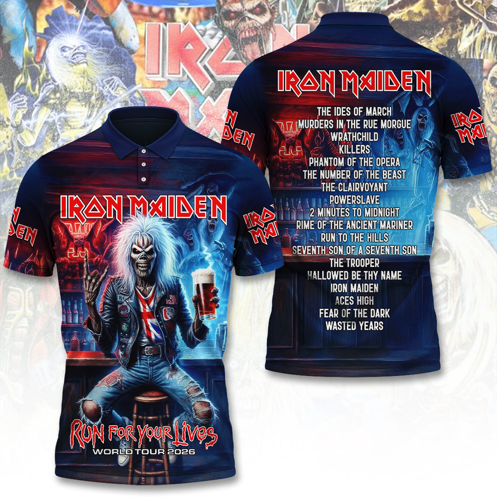 Iron Maiden Tour 2026 3D Apparel – TANTN21713