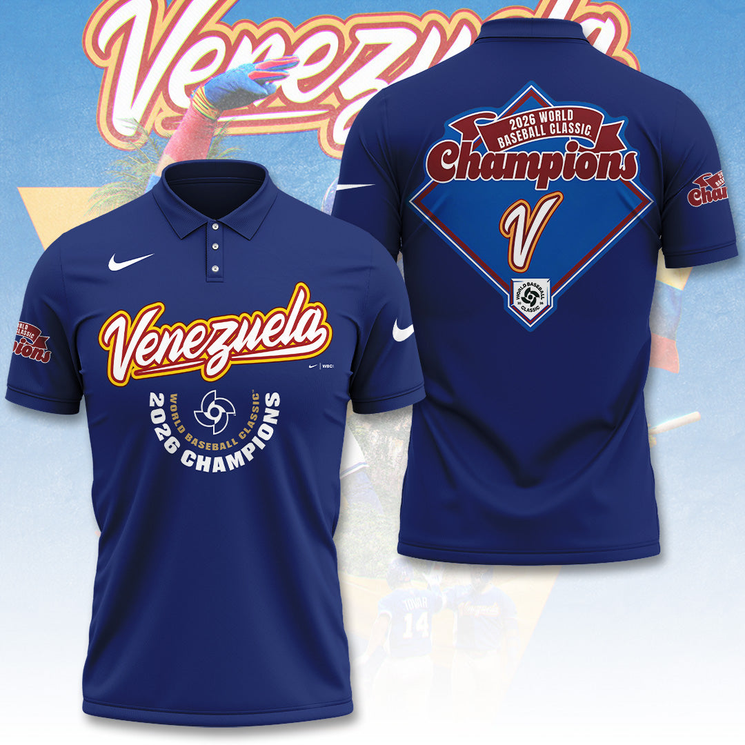 Venezuela 2026 World Baseball Classic Champions 3D Apparel – TANTN21751