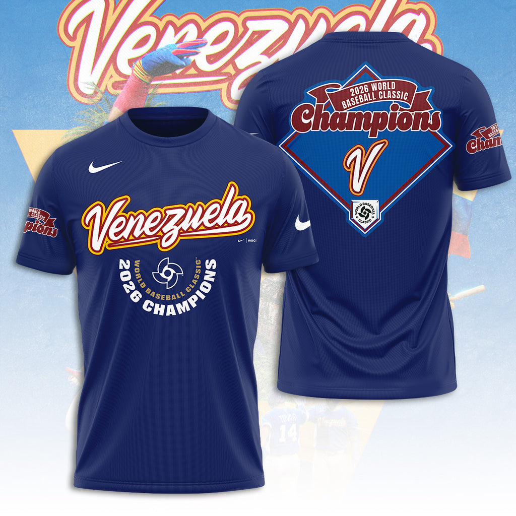Venezuela 2026 World Baseball Classic Champions 3D Apparel – TANTN21751