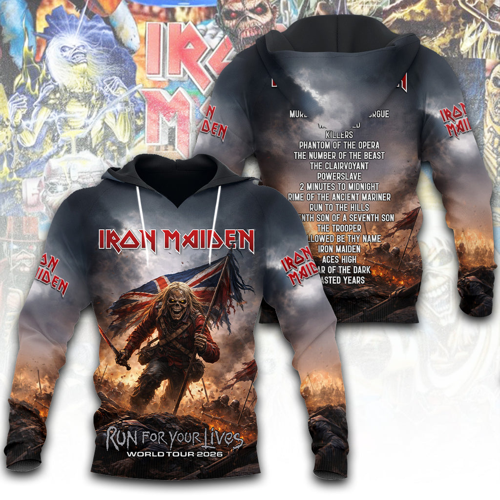 Iron Maiden Tour 2026 3D Apparel – TANTN21768