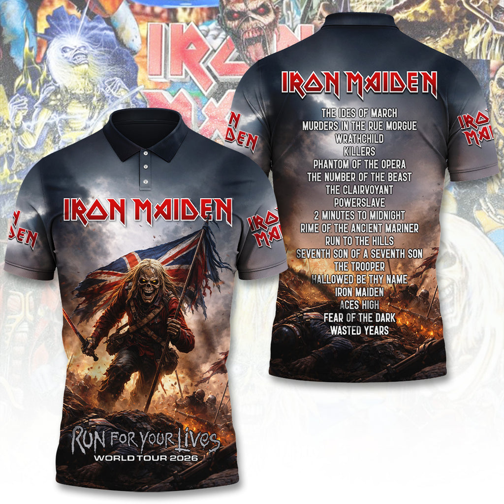 Iron Maiden Tour 2026 3D Apparel – TANTN21768