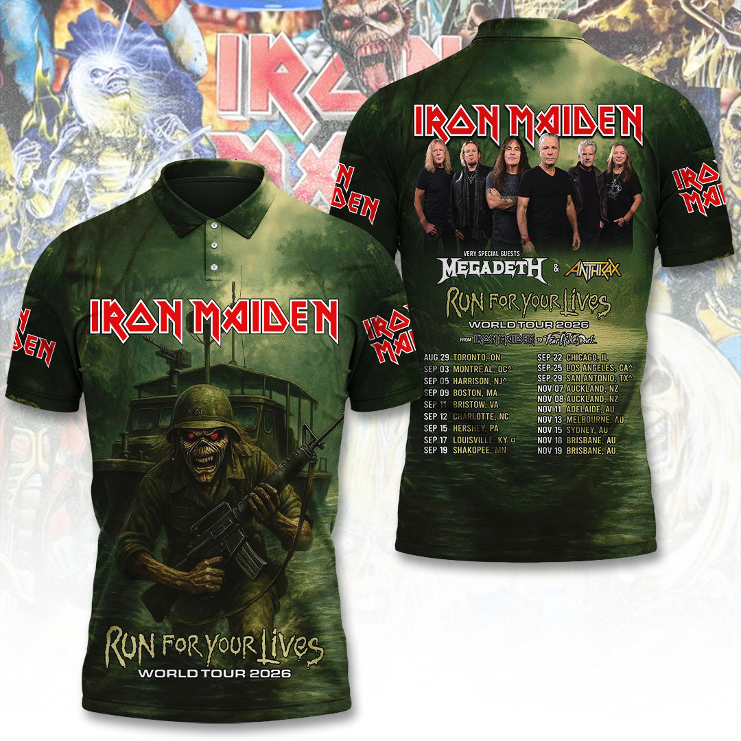 Iron Maiden Tour 2026 3D Apparel – TANTN21810