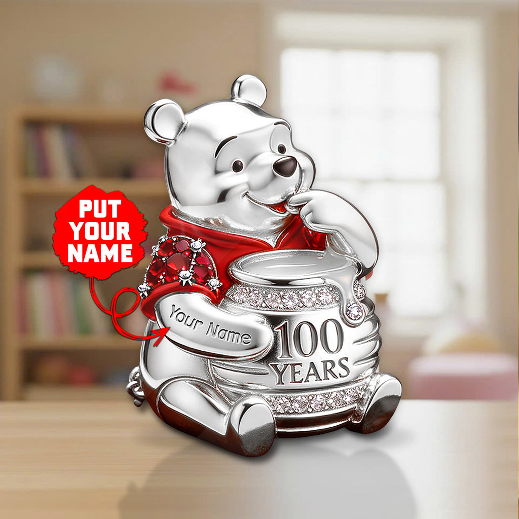 Personalized Winnie-the-Pooh 100th Anniversary Custom Shape Acrylic Plaque – TANTN21820