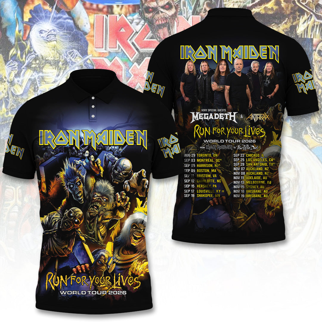Iron Maiden Tour 2026 3D Apparel – TANTN21830
