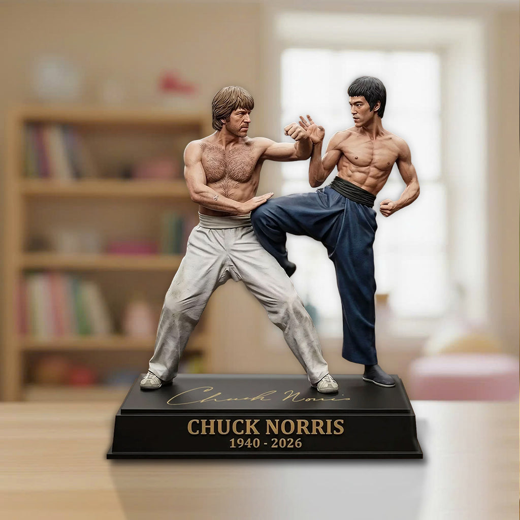 Chuck Norris Custom Shape Acrylic Plaque – TANTN21924