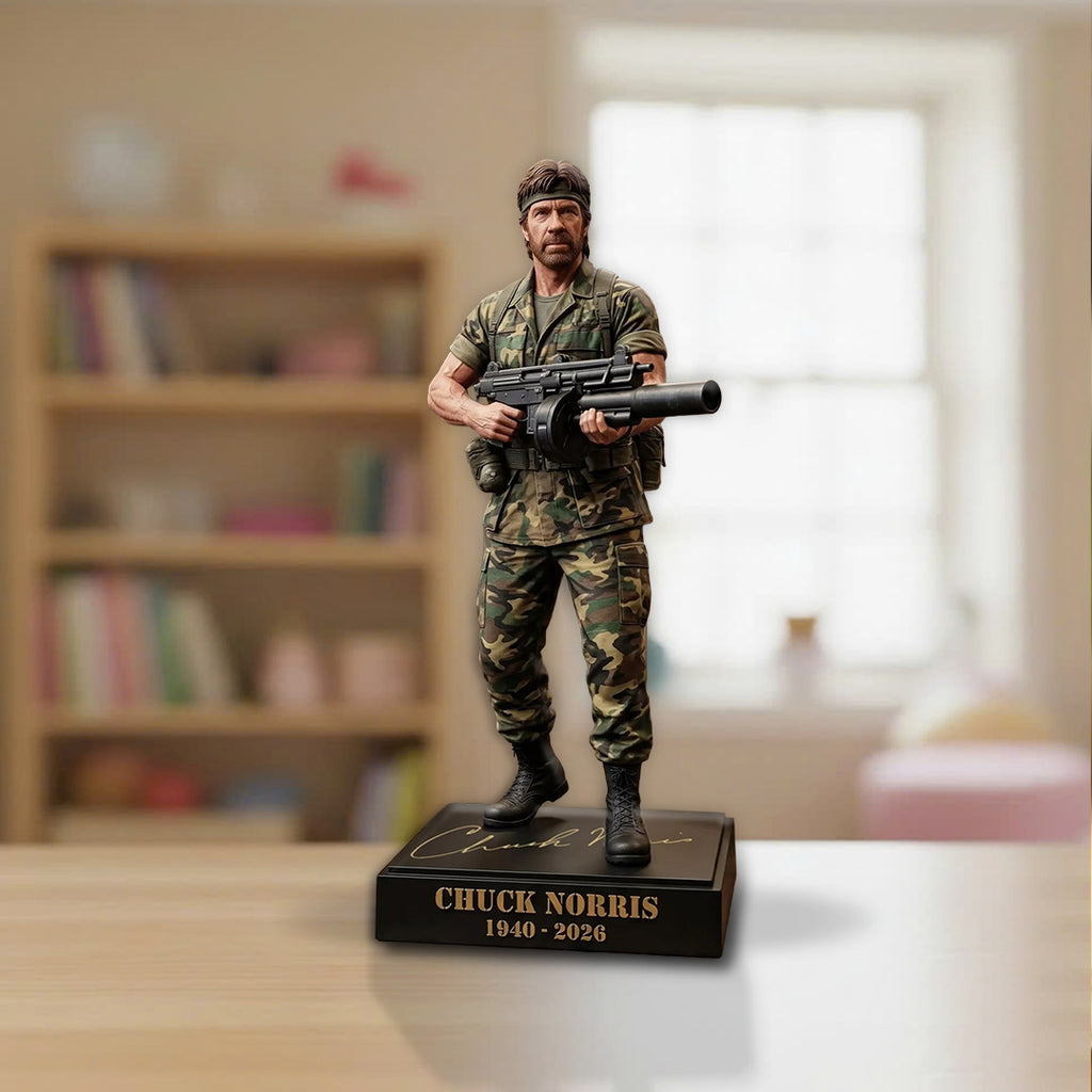Chuck Norris Custom Shape Acrylic Plaque – TANTN21929