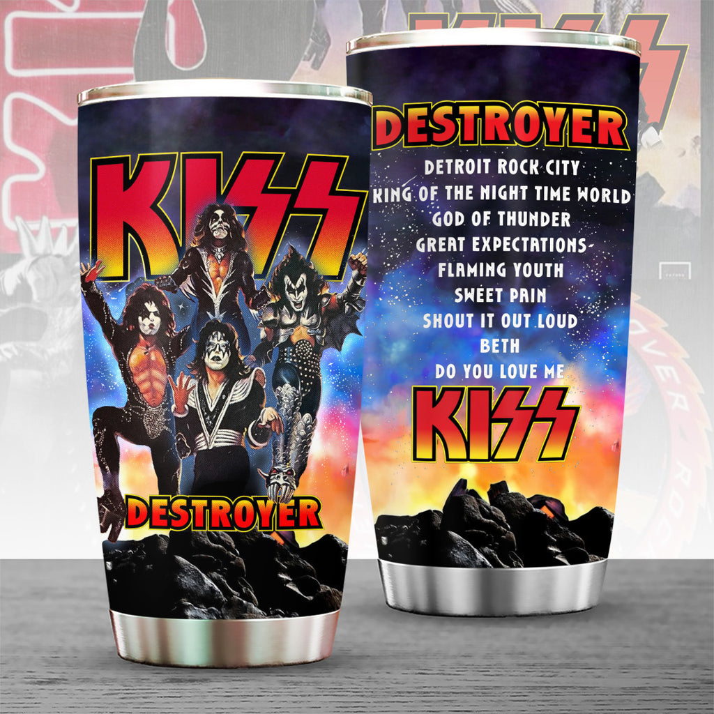 KISS Destroyer 50th Anniversary Tumbler Cup – TANTN21999