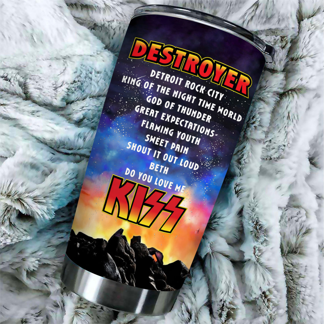 KISS Destroyer 50th Anniversary Tumbler Cup – TANTN21999