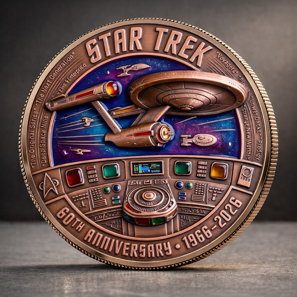 Star Trek 60th Anniversary Commemorative Coin – TANTN22019