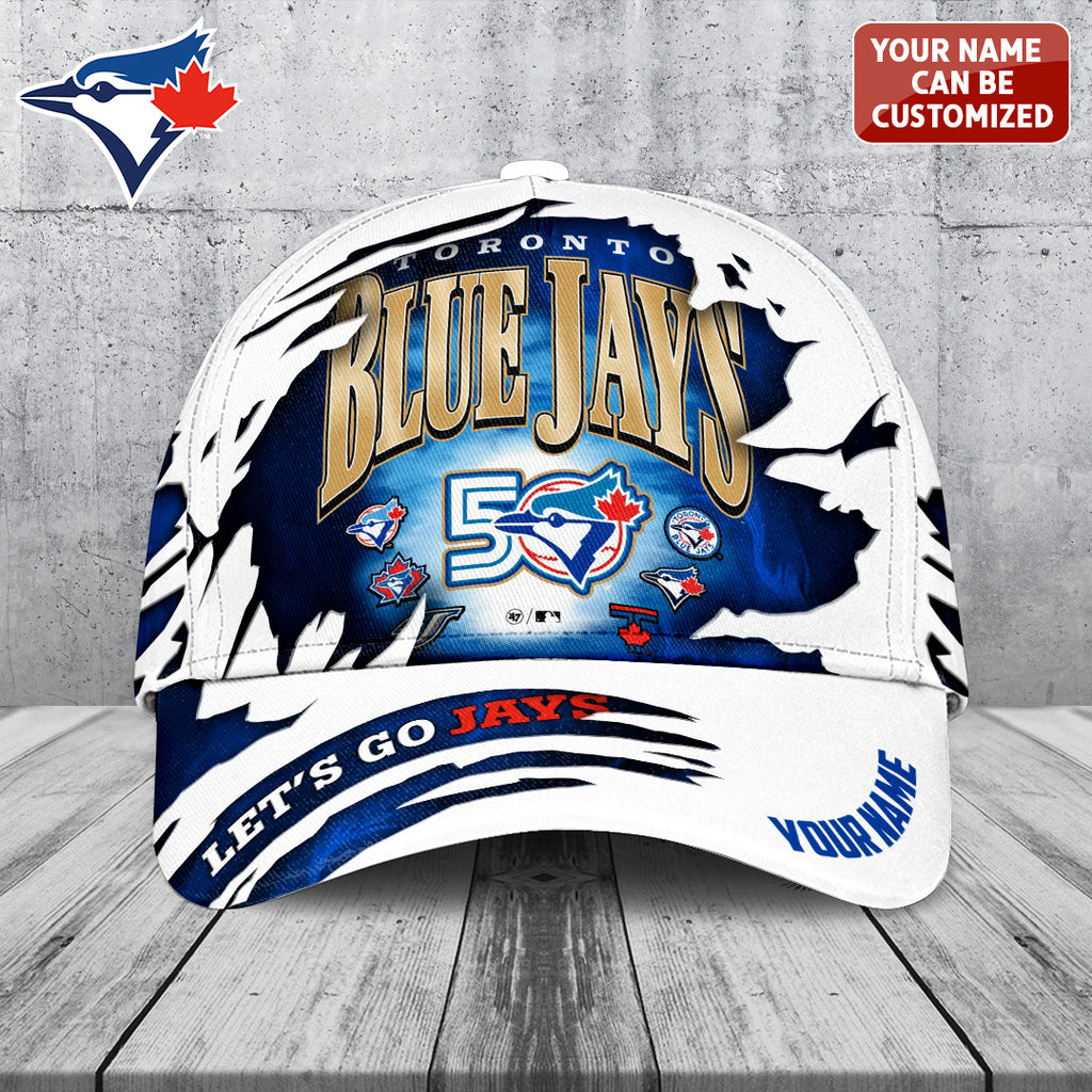 Personalized Toronto Blue Jays 50th Anniversary Classic Cap – TANTN22081