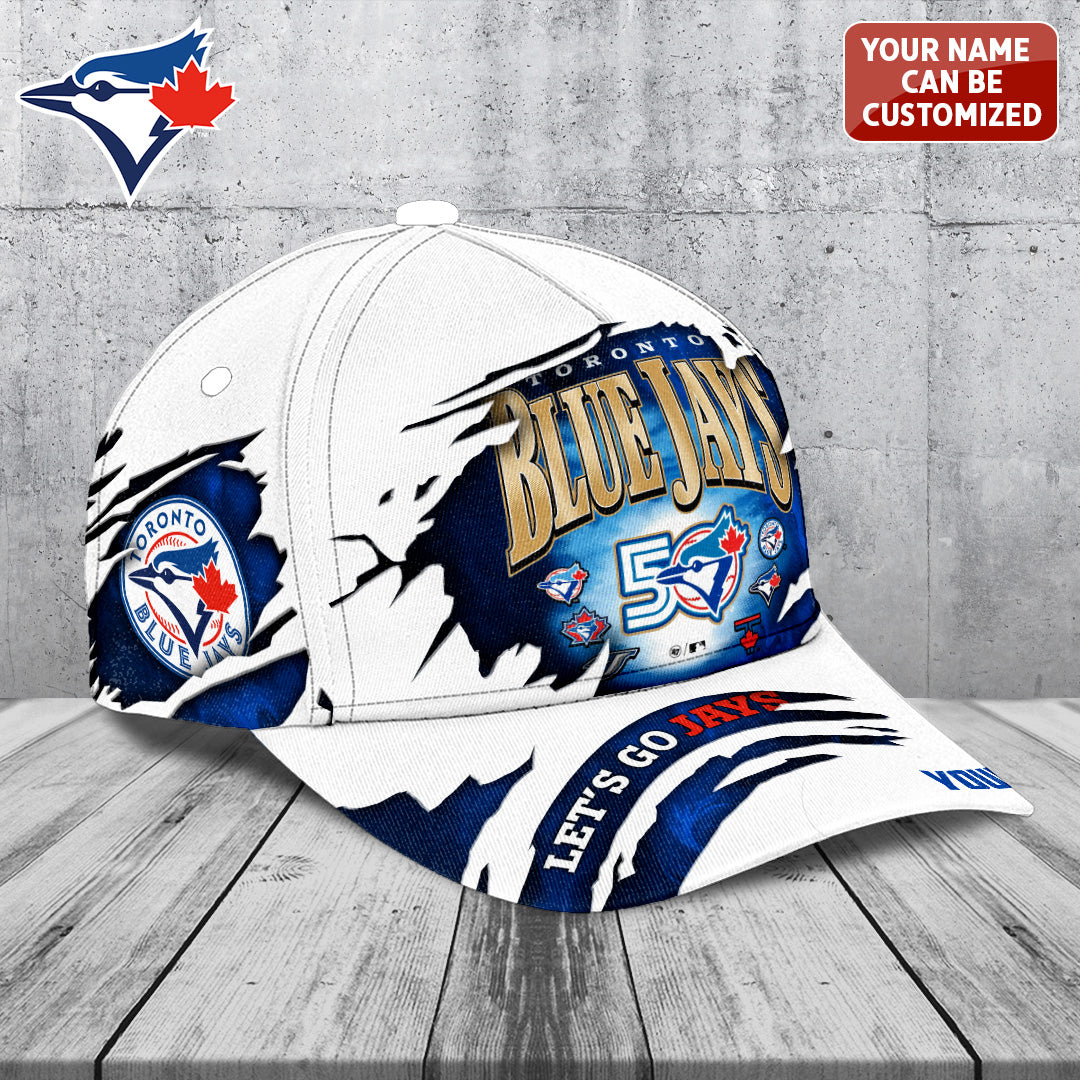Personalized Toronto Blue Jays 50th Anniversary Classic Cap – TANTN22081