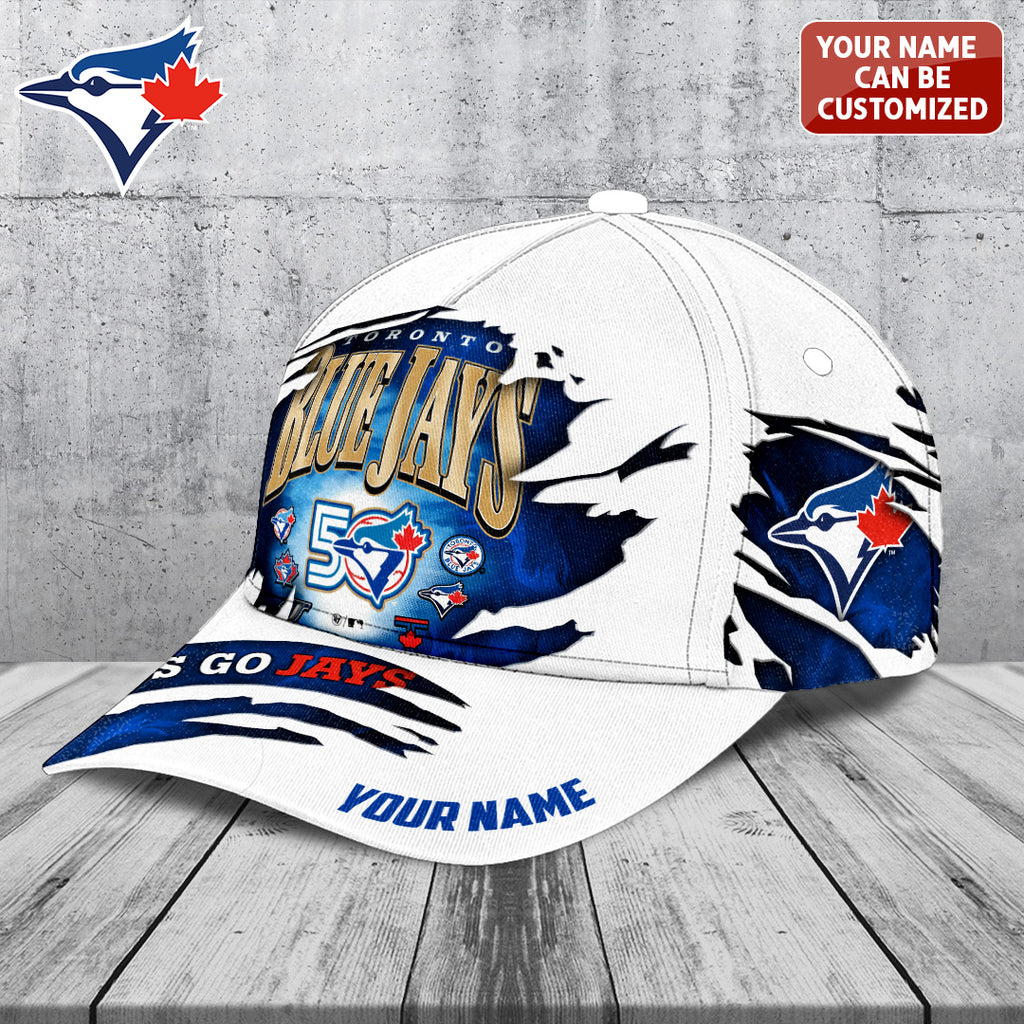Personalized Toronto Blue Jays 50th Anniversary Classic Cap – TANTN22081