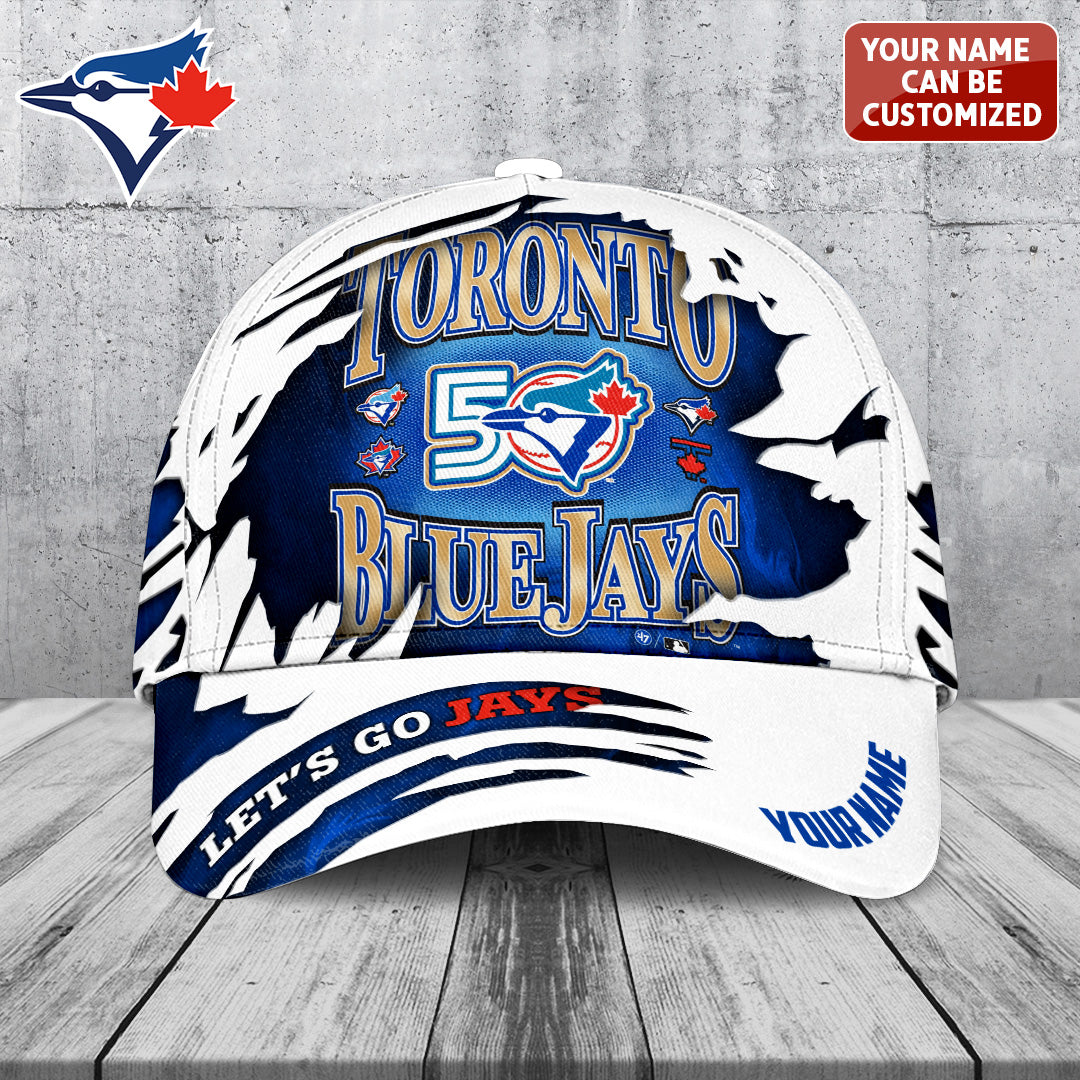 Personalized Toronto Blue Jays 50th Anniversary Classic Cap – TANTN22082
