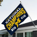 Michigan Wolverines 2026 Men's Basketball National Champions 3D Double-side House Flag – TANTN22192