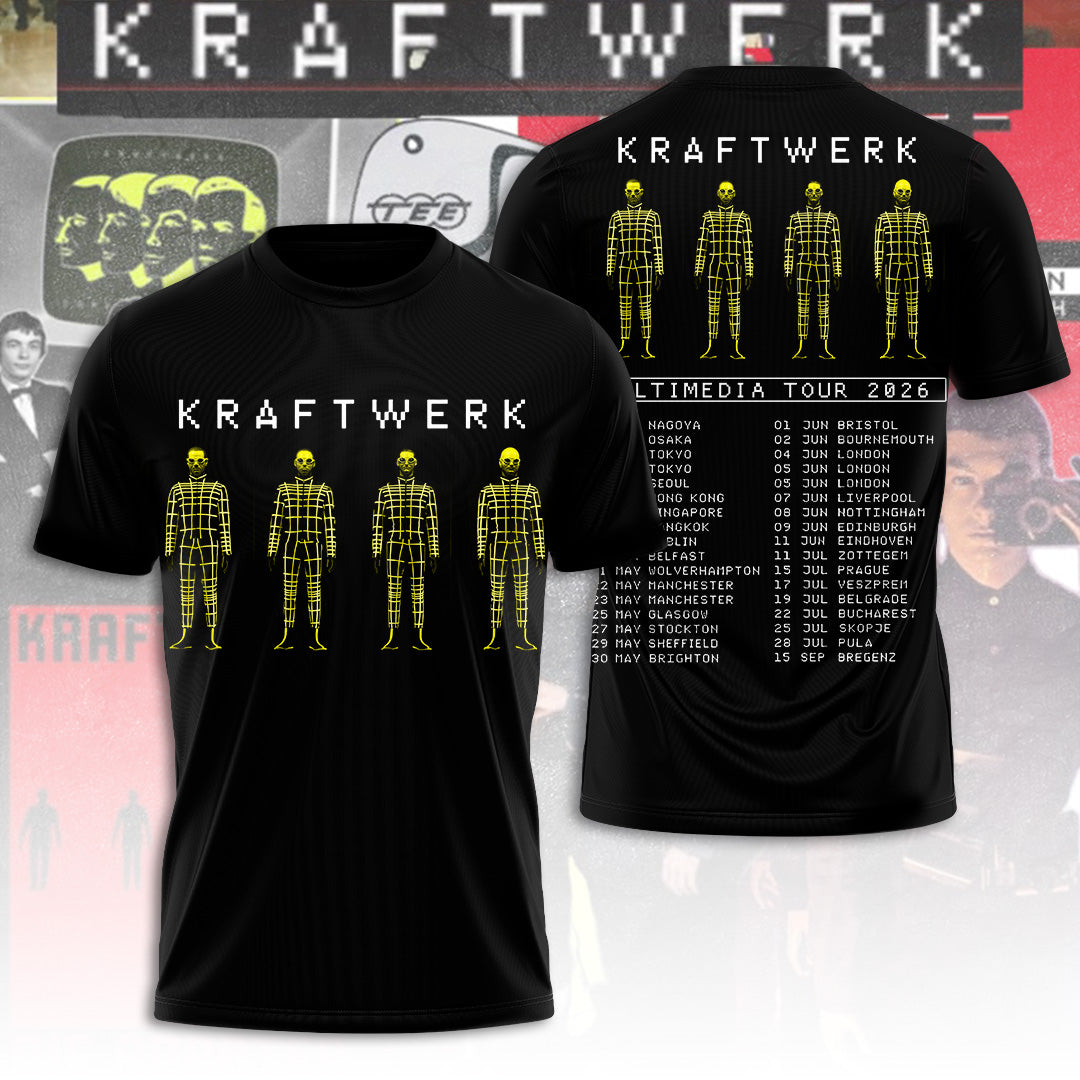Kraftwerk Tour 2026 3D Apparel – TANTN22238