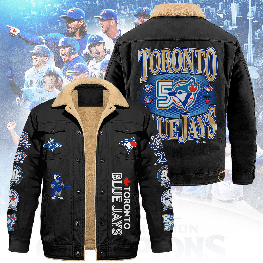 Toronto Blue Jays 50th Anniversary 2D Cargo Fleece Jacket – TANTN22270