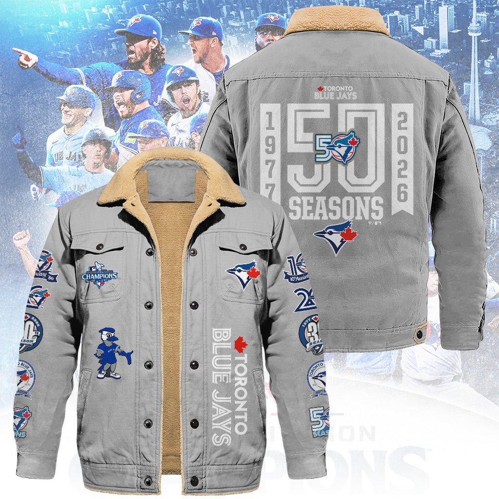 Toronto Blue Jays 50th Anniversary 2D Cargo Fleece Jacket – TANTN22271