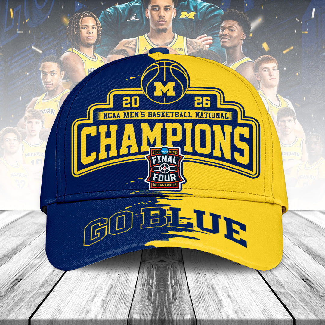 Michigan Wolverines 2026 Men's Basketball National Champions Classic Cap – TANTN22277