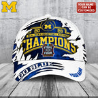 Personalized Michigan Wolverines 2026 Men's Basketball National Champions Classic Cap – TANTN22278
