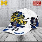 Personalized Michigan Wolverines 2026 Men's Basketball National Champions Classic Cap – TANTN22278