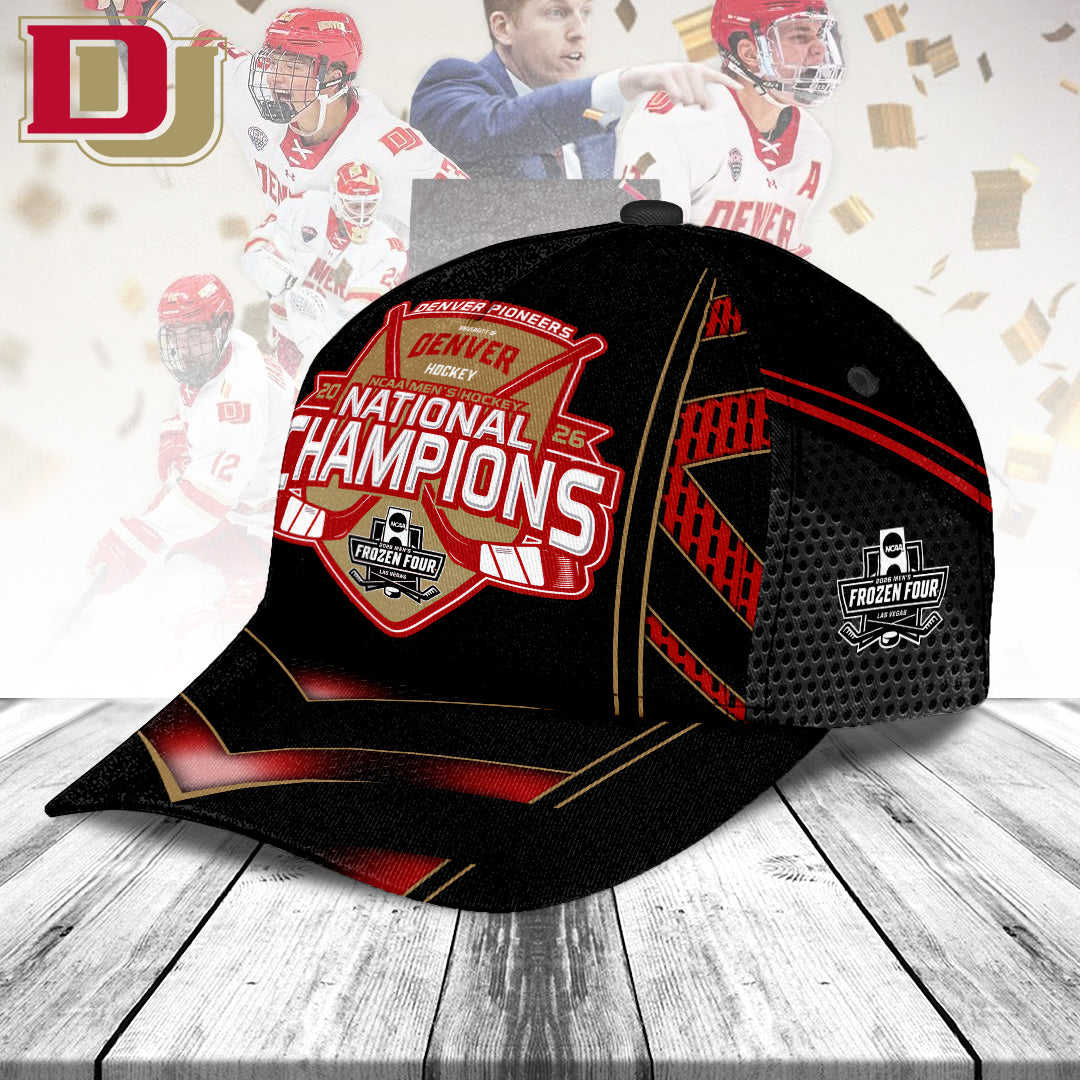 Denver Pioneers 2026 Men's Ice Hockey National Champions Classic Cap – TANTN22377