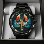 Star Wars 50th Anniversary Black Stainless Steel Watch – TANTN22501
